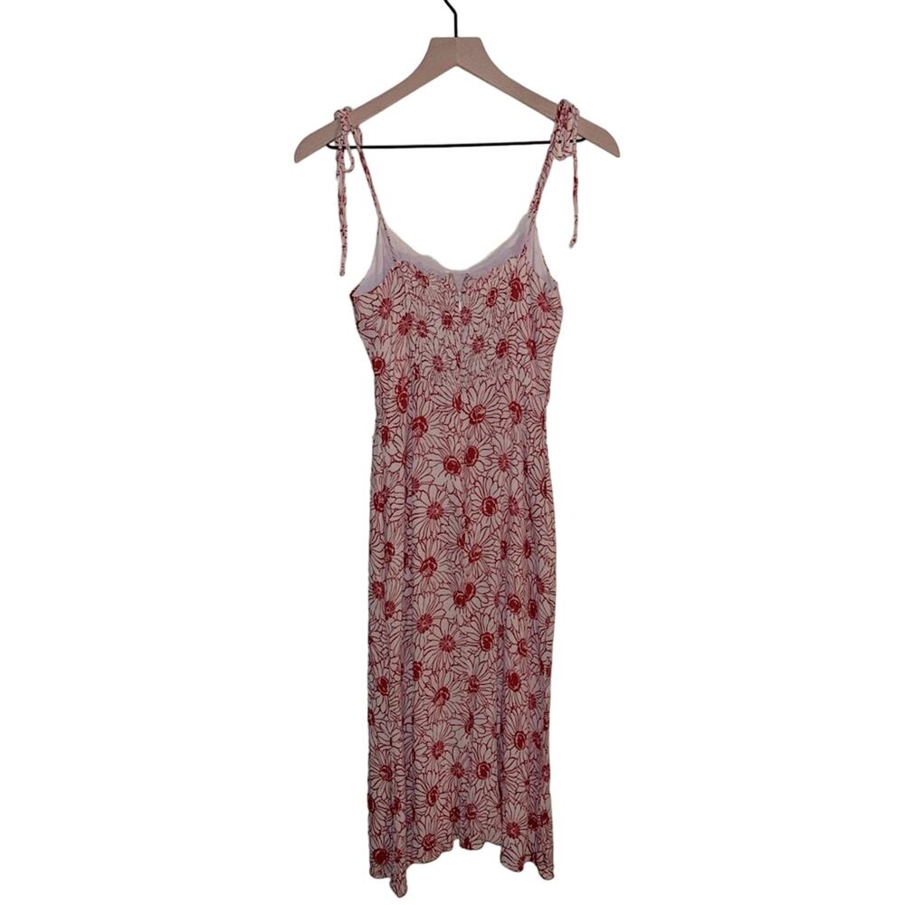 Reformation Red and White Daisy Midi Dress - Picture 5 of 6
